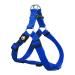 DDOXX Nylon Step-In Dog Harness - Adjustable Chest Puppy Harness for All Sizes - XS (Blue) Blue XS - 1.0 x 32-44 cm