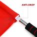 GANAZONO 2Pcs Stainless Steel Referee Flag Set - Red Flag with Sponge Handle for Soccer, Volleyball, Football, Track - Official Linesman Performance Flag - Buy Online on GoSupps.com