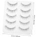 FRCOLOR 5 Pairs Eyelashes Natural False Lashes Fluffy Volume Lashes Girl Makeup Eyelash Faux Lashes Fake Lashes Cosmetic Accessories Chemical Fiber 3d Elasticity Tool - Buy Online on GoSupps.com