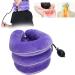 Buy Aufblastable Neck Traction Device | Neck Support & Massage Collar - Ideal for Home Office | Purple - Buy Online on GoSupps.com