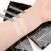 Boobeen Face Highlighter Palette - Long Lasting Shimmer & Glitter Contour Powder for Natural Glow - Diamond White - Buy Online on GoSupps.com