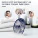 BEAUTAIL Silicone Body Scrubber - Gentle Exfoliating Bath Brush for Women, Men, Baby - Easy to Clean - More Hygienic - Lathers Nicely - 1 Pack Blue - Buy Online on GoSupps.com