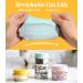 3 Pack Silicone Stretch Can Lids for Pet Food Cans - Reusable Covers for Medium and Large Size Cans - Buy Online on GoSupps.com