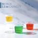 Galashield 5.5 oz Jello Shot Cups with Lids - 50 Sets | Portion & Sauce Cups - Small Plastic Containers - Buy Online on GoSupps.com