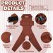Hjyokuso Recovery Suit for Dogs - XXL Brown | Surgery Suit & Licking Protection for Hind Legs & Elbows - Buy Online on GoSupps.com