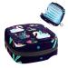White Swan Colourful Flowers Sanitary Napkin Storage Bag Feminine Menstrual Cup Pouches Nursing Pad Holder Tampon Bags Portable Period Bag for Women Teen Girls 1Pcs Multi-colored 6