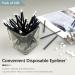 100PCS Black Disposable Eyeliner Brushes - Ideal for Eyeliners Lip Liners Eye Makeup & Detail Painting | International Shipping Available - Buy Online on GoSupps.com