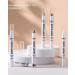 Matte Glitter White Eyeshadow Stick-2Pcs Waterproof Long Lasting Matte Shimmer Metallic Eye Shadow Eye Liner Crayon Automatic Makeup Pencil Cream Eye Highlighter Brightener Pen Highly Pigmented- 01+02 01#+02# - Buy Online on GoSupps.com