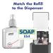 PURELL ES4 Push-Style Soap Dispenser Graphite - 1200 mL Refill Capacity (Pack of 1) - Buy Online on GoSupps.com