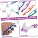 Gleavi 16-Piece Denture Cleaning Brush Set | Prothesis Care Tools for Adults | Effective False Teeth Cleaning - Buy Online on GoSupps.com