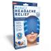 Ontel Miracle Headache Relief Wrap - Light Blocking Migraine Relief Cap and Sleeping Mask with Cooling Gel & Compression - Relief from Strained or Puffy Eyes  Sinus Pressure  Hangover & More