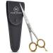 Five Star Solingen Barber Cut Professional 6.5 inch extra sharp hairdressing scissors hair shears Hair cutting scissors Rostfrei micro -vatting for women men's hairdressers and children suitable for strong hair