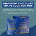Earth Echo Cacao Bliss - Organic Chocolate Powder Mix with Cinnamon, Turmeric, MCT Oil, and Lucuma for Daily Health and Energy Support - 15 Travel-Sized Servings - Buy Online on GoSupps.com