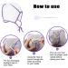 6-Piece Hair Highlighting Cap Kit with Hooks - Purple Hair Coloring Tool for Salon Use - Buy Online on GoSupps.com