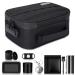 PODAHO Large Smell Proof Stash Bags with 9 Accessories Premium Smell Proof Containers Case with Lock Waterproof Smell Proof Box for Travel and Home Black