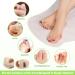 Gel Bunion Toe Separators | Silicone Spacers for Overlapping Toes | Breathable Foot Pain Relief for Men & Women - Buy Online on GoSupps.com