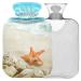 NAANLE SPLASHING WAVES SEESTERS Harm bottle MITVATED transparent hot water bottle 2l large hot hot water bottle for bed hand feet warmer pain relief heat and cold therapy