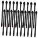 NOLITOY 20pcs Double Eye Shadow Makeup Cosmetic Brush Miss Major
