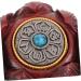 Tovinanna Mini Lotus Flower Wood Carving - Hand Exercise Plate & Feng Shui Vintage D cor - Sandalwood Sculpture for Home & Office - Buy Online on GoSupps.com