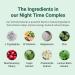 Hey Nutrition Night Time Complex - 100mg L-Tryptophan, Chamomile, Lemon Balm - 60 Vegetarian Capsules - Buy Online on GoSupps.com