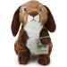 Zappi Co Brown Bunny Rabbit Plush Toy (20cm) - Eco-Friendly Safari Animals Series, 100% Recycled Material - Buy Online on GoSupps.com