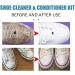 Mashin Fz150 Shoe Cleaner | Foamzone 150 Shoe Cleaner | Foamzone 150 Shoe Cleaner Kit for White Shoes | Remove Stain Dirt and Grime | FoamZone 150 Shoe Cleaner & Conditioner Kit 1pcs - Buy Online on GoSupps.com