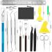 JTIEO 26Pcs Vinyl Weeding Tools Kit for Cricut & Scrapbooking - Blue - Buy Online on GoSupps.com