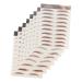 Beavorty Eyebrow Sticker Decor 8 Sheets Imitation Eco Eyebrow Sticker Woman Beauty Eyebrows Stickers Applique 3d