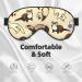 Hairy Ferret Print Unisex Sleeping Eye Mask - Soft Adjustable Face Mask for Comfortable Sleep - Buy Online on GoSupps.com