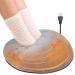 JIZZU Foot Warmer Electric USB Electric Heated Foot Warmer Warm Foot Heater for Winter Home and Office Use Unisex (Gray)