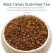 FullChea Himalayan Tartary Buckwheat Tea - 8oz - Caffeine-Free Loose Leaf Herbal Tea - Non-GMO & Gluten-Free - 100% Natural Black Roasted Buckwheat - Buy Online on GoSupps.com