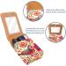 Travel Lipstick Organizer Case - Portable Makeup Bag with Mirror | Flower Heart Bird Butterfly Design - Shop Internationally - Buy Online on GoSupps.com