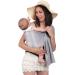 Amarsupiel |Baby water carrier |Baby water shoulder belt |Ultra -fast dry end |Ergonomic baby carrier |Oekotex |Certificate Made in Spain | Gray