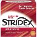 Stridex Strength Medicated Pads Maximum 55 Count pack 2 pack