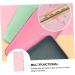 Minkissy Tweezers Storage Box | Pink Leather Case for Eyebrow & Makeup Tools | Fall Prevention Container 18x9.8cm - Buy Online on GoSupps.com