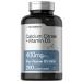 Calcium Citrate with Vitamin D3 | 200 Caplets | Vegetarian Supplement | Non-GMO Gluten Free | by Horbaach