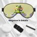 Funny Frog Yoga Eye Mask | Soft Adjustable Sleep Mask for Men & Women | Comfortable Nighttime Sleep Aid - Buy Online on GoSupps.com