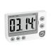TFA Dostmann Digital timer and stopwatch 38.2024 with memory function with magnet/stand/hanging up 3 volumes white L 91 x B 21 (30) x H 60 mm