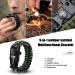 Zsmjaer Survival Bracelet Set - 2-Piece Multifunction Paracord with Flint Pipe and Compass for Outdoor Adventures Black-Green - Buy Online on GoSupps.com
