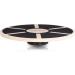 Amazon Basics Wood Wobble Balance Board - Black | Exercise Fitness Trainer - Buy Online on GoSupps.com