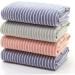 Hemoton Quick Drying Cotton Towel Set - Blue 76x34cm | Face & Spa Washcloths - Buy Online on GoSupps.com
