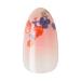 KISS LoveShackFancy x imPRESS Citrus Candy Press-On Nails | Limited Edition Medium Almond Pink Manicure Set | Includes Prep Pad Mini Nail File Cuticle Stick & 30 Nails - Buy Online on GoSupps.com