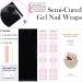 Semi Cured Gel Nails Strips - 20 Stickers Nail Wraps Purple Gradient Soft Self-Adhesive Gel Nail Stickers Colorful Dot Glitter Gel Nail Strips - UV/LED Lamp Required Purple Gradient Dot - Buy Online on GoSupps.com