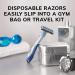 BIC Flex 3 Titanium Men's Disposable Razors - 8 Piece Kit for Face and Body Shaving - Buy Online on GoSupps.com