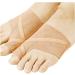 Wlype 2 pieces/pair of bale rails ultra -down for large toes hallux valgus smooth iron bale foot care thumb adjuster correction association pain relief (L)