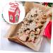 Abaodam 20 Pcs Nougat Box Food Container Cookie Holder with Ribbon Paper Candy Bags Bag Dessert Biscuit 19.5x9.5x7cmx2pcs Redx2pcs - Buy Online on GoSupps.com