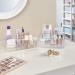 STORi Clear Plastic Vanity Makeup Organizer - 4-Compartment Holder | Compact Design for Beauty Supplies | Made in USA - Buy Online on GoSupps.com