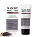 Black Rice Exfoliant Facial Cleanser Gentle Exfoliating Face Wash Moisture Face Exfoliator Foaming Cleanser Revitalizes and Softens Skin for Oily to Normal Skin Men and Women