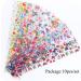 10 Sheets Butterfly Nail Foil Transfers Stickers Flowers Butterfly Starry Sky Nail Art DIY Decals for Women Girls Decoration Manicure Design - Buy Online on GoSupps.com