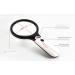 Double Lens with 3 LED Lights Racket Handheld high Power Reading Plastic Magnifying Glass with Lights 6902white free - Buy Online on GoSupps.com